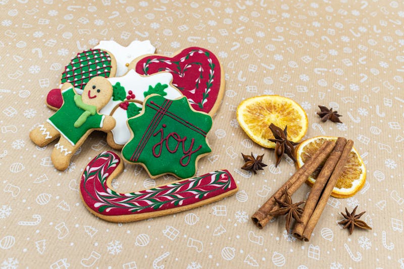 Cinnamon sugar cookie with icing